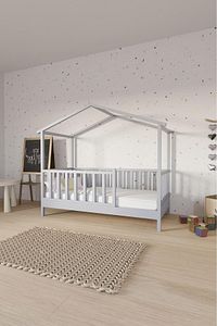 Montessori Bebek Ve Çocuk Doğal Çam Karyola ürün fotoğrafı