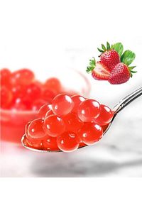Çilek Aromalı Bubble Tea Incileri 1000 Gr.-popping Boba-bubble Tea -tapyoka Incileri ürün fotoğrafı