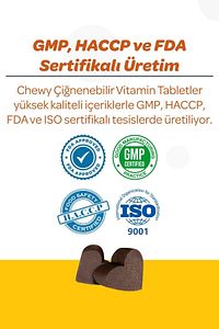 Immune Çiğnenebilir Tablet 60'lı (KEDİ VE KÖPEKLER IÇİN BAĞIŞIKLIK SİSTEMİ DESTEKLEYİCİ) ürün fotoğrafı