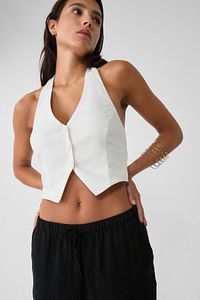 Keten Karışımlı Bol Kesim Pantolon ürün fotoğrafı
