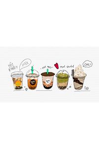 Bubble Tea 5 Ürün Bir Arada Set - Bubble Tea Incileri - Poppings Boba-tapyoka Incileri ürün fotoğrafı