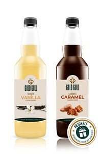 Vanilya & Karamel Aromalı Kahve & Meyve Şurubu 2 X 700 Ml. ürün fotoğrafı