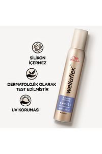 Wellaflex 2 Days Volume 2 Gün Boyunca Hacim Veren Saç Köpüğü Extra Strong Hold 200 ml ürün fotoğrafı