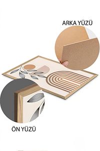 3 Parça Çerçeve Görünümlü Mdf Tablo Seti ürün fotoğrafı