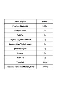 Kreatin Creabig Creatine 60 Servis 300gr Aromasız Monohydrate %100 Mikronize ürün fotoğrafı