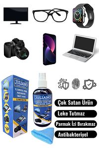 Tv Ekran Temizleme Spreyi Mikrofiber Temizleyici Bez Hediye (150 ML) ürün fotoğrafı