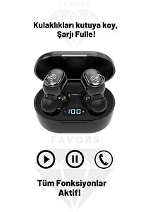 E7s Dots Bluetooth Kulaklık Extra Bass Hd Ses Çift Mikrofon Universal Kablosuz Kulaklık ürün fotoğrafı