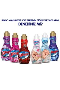 Soft Konsantre Çamaşır Yumuşatıcısı Sensitive 1440 ml X 4 Adet ürün fotoğrafı