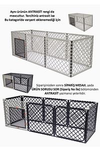 Üstü Kapanabilir 60cm X 60 Cm 8 Ad Köpek, Kedi, Tavşan, Eğitim, Oyun Çiti Ve Kafesi ürün fotoğrafı