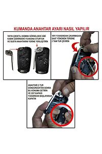 Opel Insignia Astra J Sustalı Kumanda Kabı 3 Buton Vidalı ( Logoludur) 1'kalite. ürün fotoğrafı
