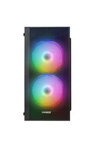 Mınıon Mesh Peak 300w 2* 12cm Rainbow Fan Akrilik Yan Panel Mini-t Gaming Oyuncu Kasası ürün fotoğrafı