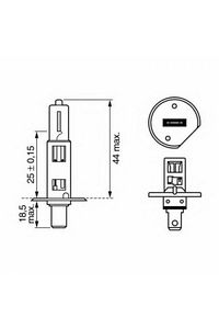 1 987 302 801 H1 Eco Ampul 12v 55w P14-5s ürün fotoğrafı