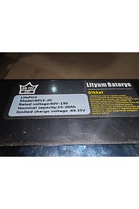 5 Akü için 60 VOLT 20 24 Amper için  Lifopo4 lityum batarya seti 2 yıl garantili ürün fotoğrafı