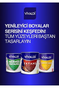 Fayans Boyası - Astar Ve Vernik Gerektirmeyen Boya - Sınırsız Renk 1 Kg ürün fotoğrafı