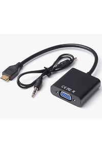 C-554 Hdmı To Vga Çevirici Dönüştürücü Ses ürün fotoğrafı