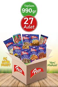 Lezzeti Keşfet Lüx Paket 990 gr - 27 Paket (NATUREL 1. KALİTE) ürün fotoğrafı