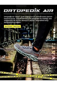Spor İş Ayakkabısı Air Taban Ortopedik Çelik Burunlu Iş Ayakkabısı Sb ürün fotoğrafı