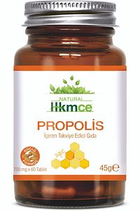 Propolis 60 Tablet - Güçlü Formül - Natural Hekimce Kapsül ürün fotoğrafı