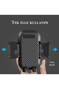 Araç Içi Uzayan Ayarlanabilir Vantuzlu Telefon Tutucu ürün fotoğrafı