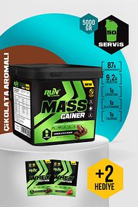 Gainer - 5 kg - Çikolata Aromalı - 50 Servis - Hediyeli ürün fotoğrafı