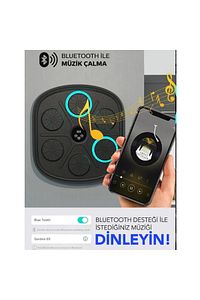 Boks Standı Yumruk Sayan Boks Makinesi Blut Hop Rgb Müzikli Eldiven Hediyeli (BÜYÜK BOY) ürün fotoğrafı