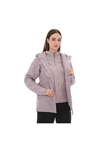 Ix7938-k X W Fleece 3ın1 Kadın Yağmurluk-r&amp;uuml;zgarlık Mor ürün fotoğrafı