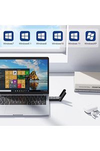 1300 Mbps Dual Band Usb 3.0 Adaptör Kablosuz Wifi Alıcı 2.4ghz 5ghz New Free Windows 7/8/10/11 ürün fotoğrafı