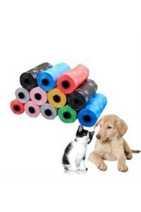Köpek Kedi Kaka Poşeti 4lü Set Evcil Hayvan Temizliği ürün fotoğrafı