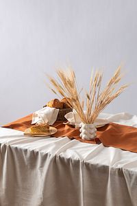 Doku | Organik Ham Keten Masa Örtüsü ürün fotoğrafı