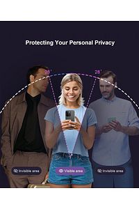 (2'Lİ GUARD HAYALET) Iphone 15 Pro Max Uyumlu Hayalet Tam Kaplayan Guard Serisi Cam Ekran Koruyucu ürün fotoğrafı