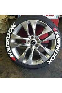 8 Adet Hankook Lastik Yazısı Motosiklet Ve Otomobil Hankook Lastik Yazısı Sticker ürün fotoğrafı
