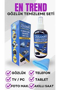 Tv Ekran Temizleme Spreyi Mikrofiber Temizleyici Bez Hediye (150 ML) ürün fotoğrafı
