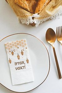 Baskılı Peçete ( Iftar Vakti -) 24'lü Paket Ramazan Sofralarına Özel ürün fotoğrafı