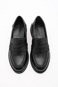 Kadın Loafer Günlük Klasik Ayakkabı Casual Makosen Fonle siyah ürün fotoğrafı
