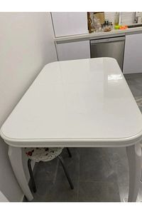 Parlak Beyaz 50x100 Yapışkanlı Folyo Mutfak Dolap Ve Mobilya Kaplama Folyosu ürün fotoğrafı