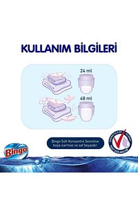 Soft Konsantre Çamaşır Yumuşatıcısı Sensitive 1440 ml X 4 Adet ürün fotoğrafı