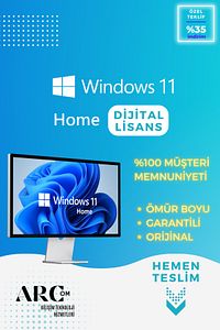 Windows 11 Home OEM Dijital Lisans Anahtarı Windows 11 Ömür Boyu Garantili ESD Key ürün fotoğrafı
