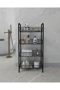 4 Katlı Çok Amaçlı Metal Raf, Mutfak Raf, Banyo Raf, Düzenleyici ürün fotoğrafı