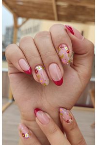 30ml Protez Tırnak Jeli Builder Gel Cover Peach ürün fotoğrafı