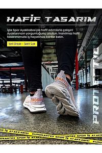 Spor İş Ayakkabısı Air Taban Ortopedik Çelik Burunlu Iş Ayakkabısı Sb ürün fotoğrafı