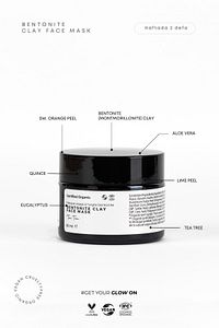 Organik Bentonite Cilt Tonu Eşitleyici Kil Maskesi 50 ml ürün fotoğrafı