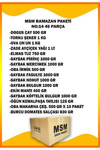 Ramazan Kolisi Erzak Paketi Mega Paket 45 Parça Çocuklar Için Çikolata Setli Toplam 19kg No :14 ürün fotoğrafı