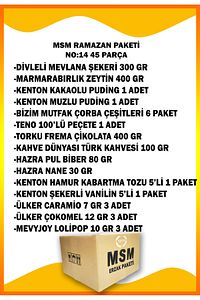 Ramazan Kolisi Erzak Paketi Mega Paket 45 Parça Çocuklar Için Çikolata Setli Toplam 19kg No :14 ürün fotoğrafı