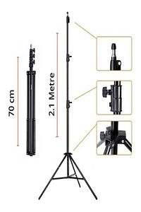 Taşınabilir Projeksiyon Cihazları ve Selfie Kullanım için Üç Ayaklı Tripod 2.10 Metre ürün fotoğrafı