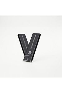 DK02 NVMe M.2 900/1000Mb/s 256GB USB-A/Type-C Kablolu Taşınabilir Harici SSD ürün fotoğrafı