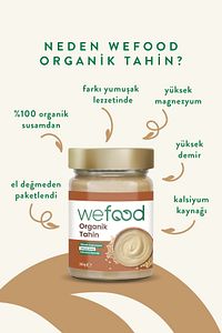 Organik Tahin 300 gr ürün fotoğrafı