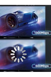 1300 Mbps Dual Band Usb 3.0 Adaptör Kablosuz Wifi Alıcı 2.4ghz 5ghz New Free Windows 7/8/10/11 ürün fotoğrafı