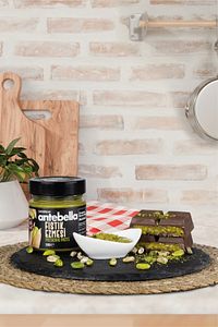 Antep Fıstık Ezmesi (PARÇACIKLI) 200 G - Antep Fıstığı Ezmesi ürün fotoğrafı