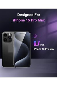 (2'Lİ GUARD HAYALET) Iphone 15 Pro Max Uyumlu Hayalet Tam Kaplayan Guard Serisi Cam Ekran Koruyucu ürün fotoğrafı