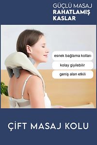 İnsan Eli Hissi Veren Şarjlı Masaj Aleti – Ovmalı, Boyun, Sırt Ve Bacak Masaj Cihazı ürün fotoğrafı
